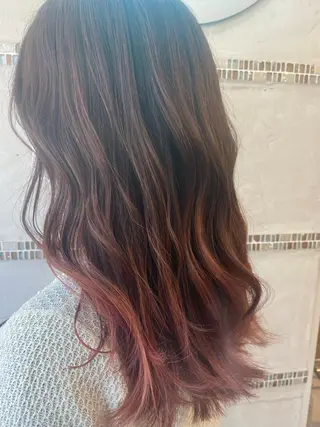 ロング カラー 🩵顔まわり似合わせ 久保田せな🩵のヘアスタイル