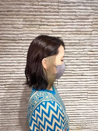 ミディアム 嶋田 ゆきのヘアスタイル