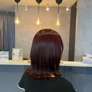 ミディアム 手塚 凜のヘアスタイル