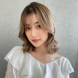 ミディアム カラー 🩷韓国ヘア/ヨシン モリ🩷Maikaのヘアスタイル