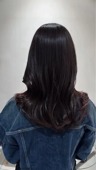 ロング カラー 💖大人韓国ヘア💖 韓国艶カラー【銀座】のヘアスタイル