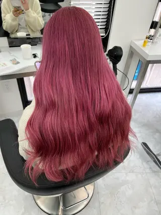 ロング カラー ヘアアレンジ ECREA所属・スエヤス ミサキのマツエク・マツパデザイン