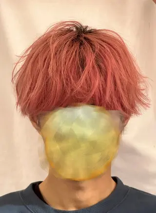 カラー メンズ ルシクラージュ武蔵小杉店所属・武蔵小杉【美髪縮 毛矯正】丸山智久のヘアスタイル