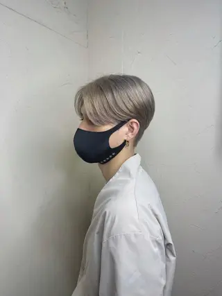 カラー メンズ 韓国ヘア🫧艶カラー 🫧髪質改善/オオヤのヘアスタイル