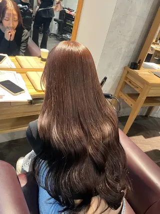 ロング 🦄艶カラー×韓国 NANA💎🐬のヘアスタイル