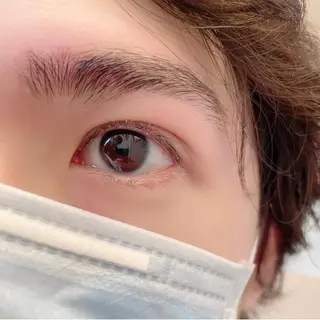 メンズ アイブロウ MINX  men's　face所属・MINX eye トシジマ　ユキのマツエク・マツパデザイン