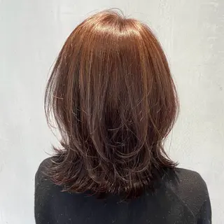 セミロング DX SHARE SALON所属・matka白髪ぼかし 大人ヘア/KEIKOのヘアスタイル