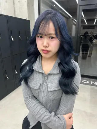 ロング 福田 彩心のヘアスタイル