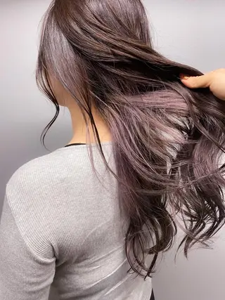 ロング カラー きよはらちさき🍑 柔らかカラー🌱🫧のヘアスタイル