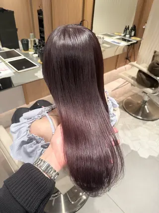 セミロング パーマ/レイヤー /店長/YURAのヘアスタイル