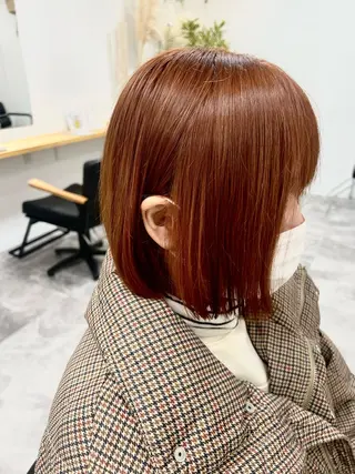 ミディアム カラー 透明感◎ / 艶髪 /  森田のヘアスタイル