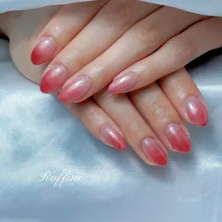 ネイル RAFFINE 月🦋🩵のネイルデザイン
