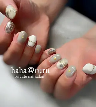 ネイル haha@ ruruのネイルデザイン
