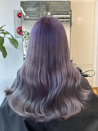 ロング カラー ヘアアレンジ 韓国/ハイトーン/ ボブ🎀MIKU🎀のヘアスタイル