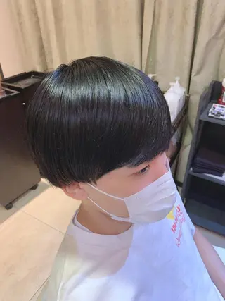 ヘアアレンジ メンズ beautism clock所属・韓国風🇰🇷うる艶 レイヤー/海青🫧のヘアスタイル