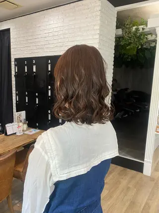 ミディアム あおい 🍒暖色カラーのヘアスタイル