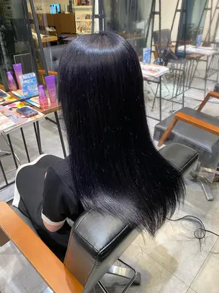 ロング SALOWIN渋谷caldo店B1所属・岐津公太 メンズ縮毛矯正のプロのヘアスタイル