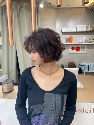 パーマ Londsoleil所属・髪質改善×顔周り× レイヤー/Jiroのヘアスタイル