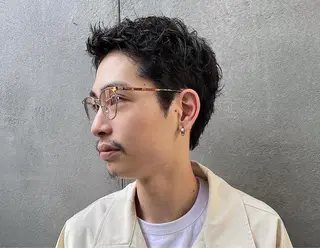 ショート メンズ 渋谷/原宿/メンズ/ コヤマトモヤのヘアスタイル