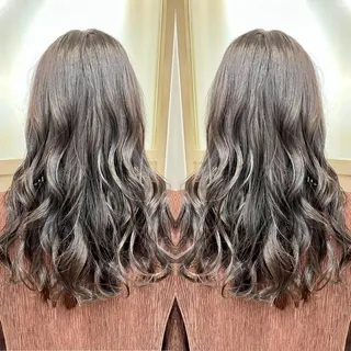 ロング カラー 天野 涼のヘアスタイル