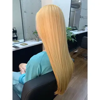 ロング 髪質改善専門　酸性ス トレート　縮毛矯正のヘアスタイル