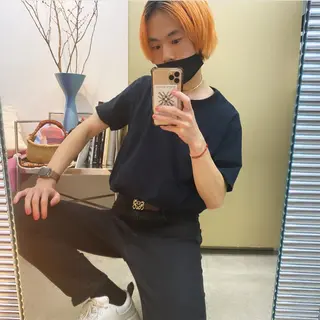 ショート カラー パーマ ヘアアレンジ メンズ 【池袋/スパイキー ショート】ⓝⓘⓜⓤのヘアスタイル