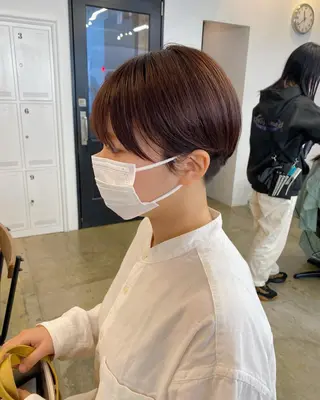 ショート カラー IVORY.所属・🟩白髪ぼかし/ボブ /ショートヘア/大司のヘアスタイル