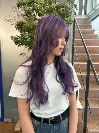 カラー VISION   aoyama所属・かがやしづ ⭐️ハイトーンのヘアスタイル