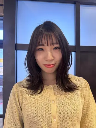 ミディアム sora/ 暖色カラー🌷のヘアスタイル