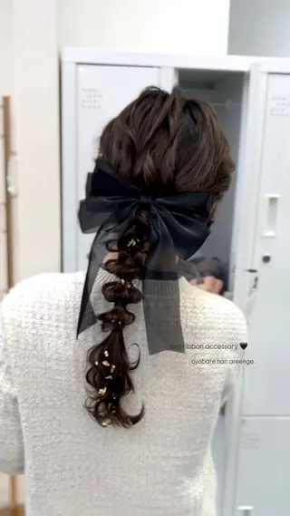 ヘアアレンジ アレンジカラー モデル🎀yuuiのヘアスタイル