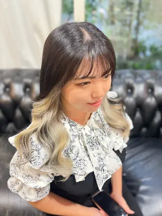 カラー 橋本 風花のヘアスタイル