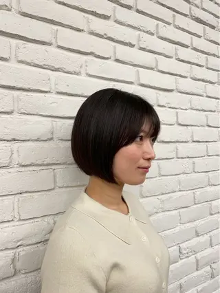 ショート DIFINOaoyama所属・🎧ayaka/ボブ /透明感カラー 🩵のヘアスタイル