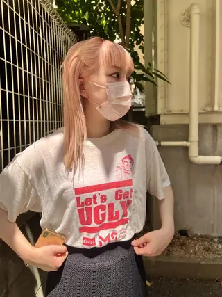 ミディアム カラー ブリーチカラーが人気 onnuのヘアスタイル