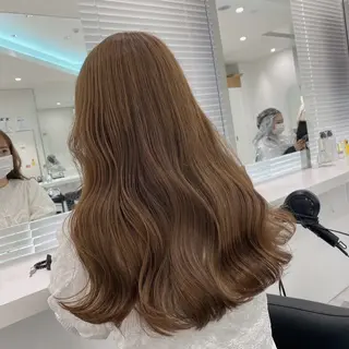 ロング カラー ヘアアレンジ レイヤー/艶ベージュ /🎀Saki🎀のヘアスタイル