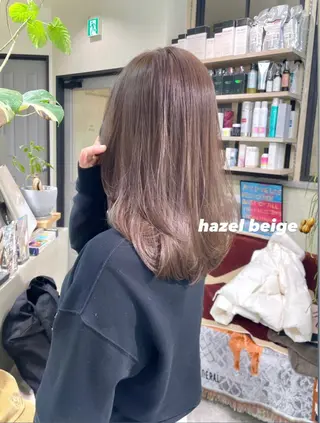 ミディアム カラー カノン/アニオタ🧡 暖色/酸性ストレートのヘアスタイル