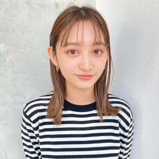 ミディアム カラー また会いたくなる 美容師【KENTA】のヘアスタイル