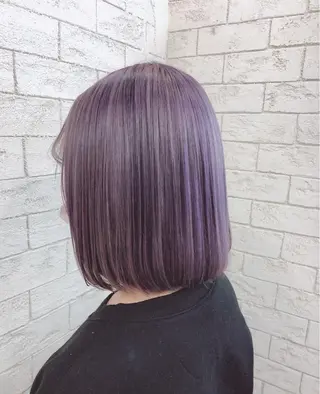 ミディアム ️❤️透明感カラー Yūka❤️のヘアスタイル