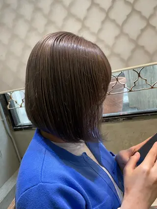 ショート カラー ヘアアレンジ 🌿透明感/レイヤー 🌿TATSUKIのヘアスタイル