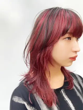セミロング ambleluxe 🌈透明感カラー中野のヘアスタイル