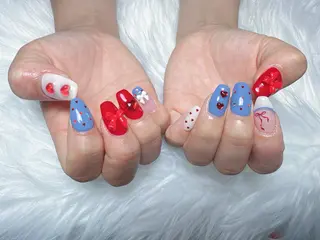 ネイル 【Eclat ｴｸﾗ】nail＆beauty所属・Eclat〔ｴｸﾗ〕 MOEKA𝜗𝜚*のネイルデザイン