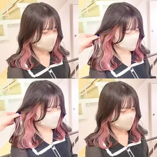 カラー 渋谷:インナーカラー ／🍒エリカ🍒のヘアスタイル