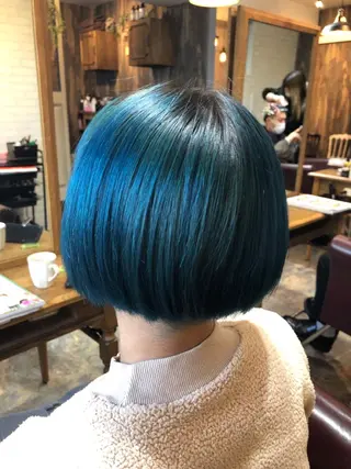 ショート カラー みやもと☆ まなみのヘアスタイル