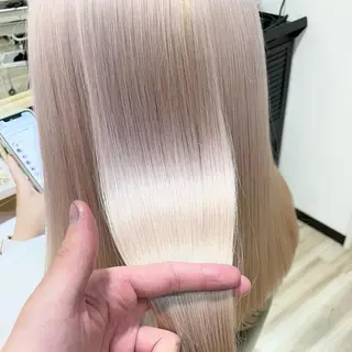 ロング カラー 🌈派手髪ハイトーン 🌈鈴木亮太🌈のヘアスタイル