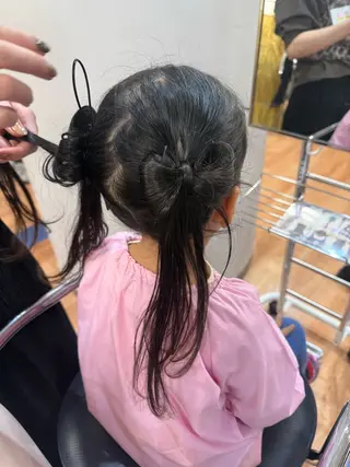 キッズ 小宮山 桃加のヘアスタイル