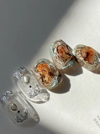 ネイル 草加ニュアンスネイル 🌚hersのネイルデザイン