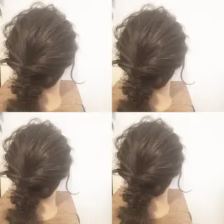 ミディアム ヘアアレンジ hair salon Ranun髪質改善のヘアスタイル