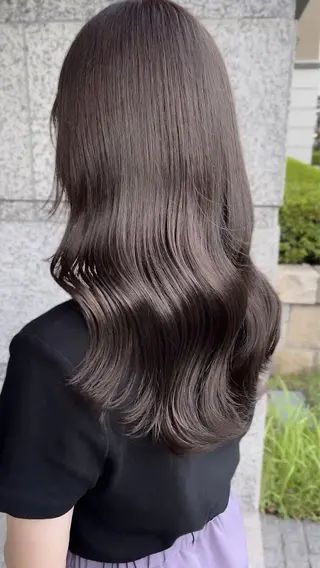 ロング カラー ヘアアレンジ 🌈髪質改善💕 縮毛矯正✨青木まで✨のヘアスタイル