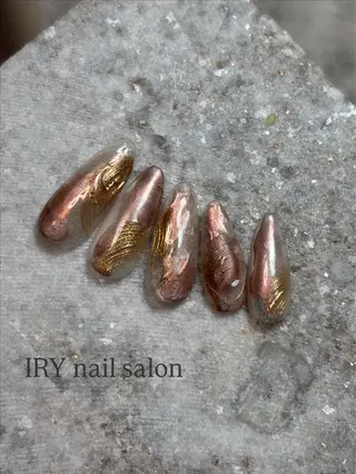 ネイル 三本 綾奈のネイルデザイン