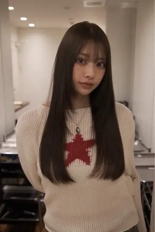 ロング カラー 石倉 龍馬のヘアスタイル