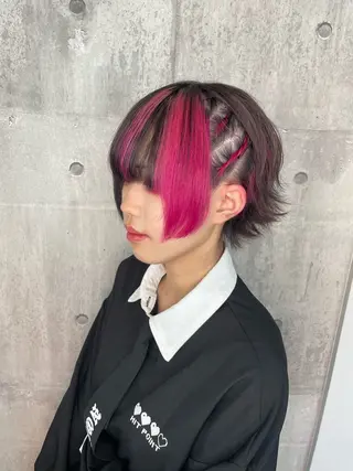 ショート ヘアアレンジ _WHITE浜松店 もえかのヘアスタイル